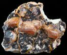 Hematite & Calcite Crystal Cluster - China #50155-1
